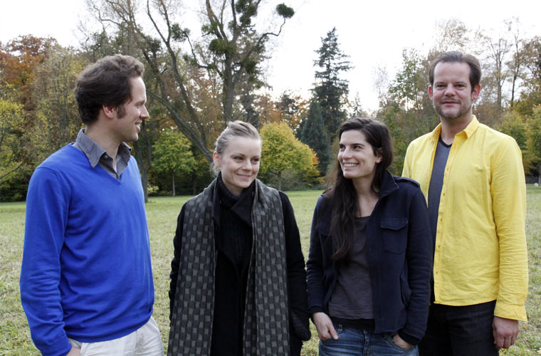 Asmus Trautsch, Julia von Leliwa, Sonja Füsti, Daniel Gloger (Projekt NACKT, Akademie Schloss Solitude
